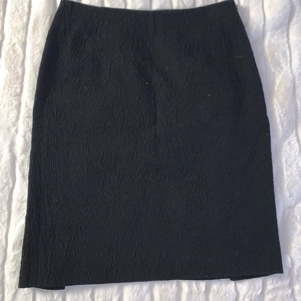 Black Balenciaga skirt